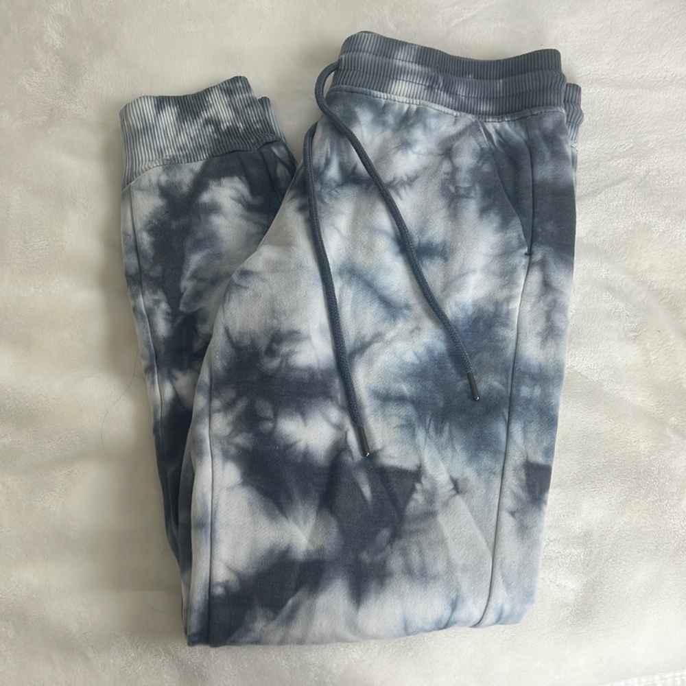 Low Waisted Acid Wash Tye Die Sweatpants